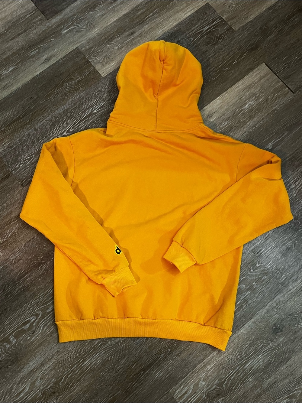 Justin Bieber Streetwear Drew House Mascot Hoodie Yellow Size Large - Picture 13 of 13